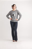 Floral Knit Sweater