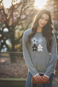 Floral Knit Sweater