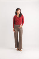 Ribbed Crop Cardigan