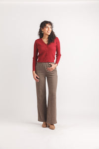 Ribbed Crop Cardigan