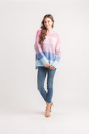 Striped Step Hem Sweater