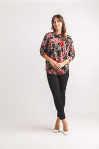 Floral Sweater Top